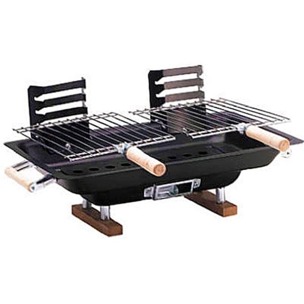 Kay Home Products 30002 10 x 17 in. Steel Hibachi Grill 264074 - main
